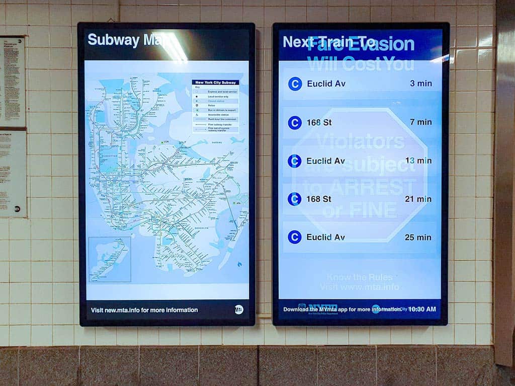 Screens for Display Information